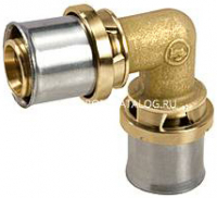 Отвод 90° Giacomini RM122 - 20x2.0 (прессовой, для металлопластиковых труб)
