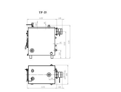 Напольный твердотопливный котел Траян ТР-25-2КТ
